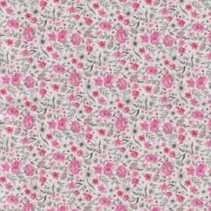 100% katoen serena roze/wit
