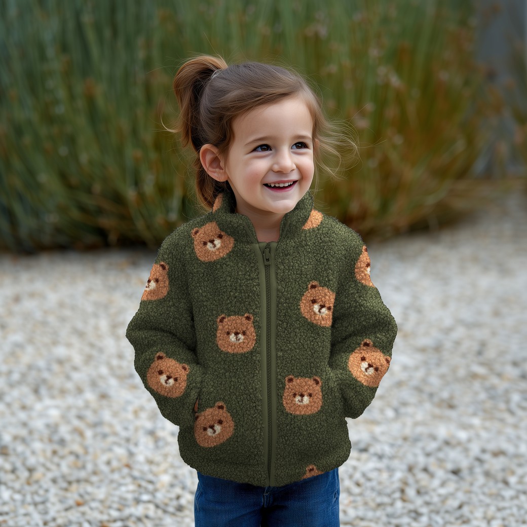 TEDDY JACQUARD BEREN - GROEN - Afbeelding 2