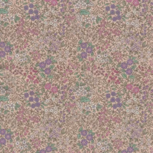 100% katoen Vintage garden pink