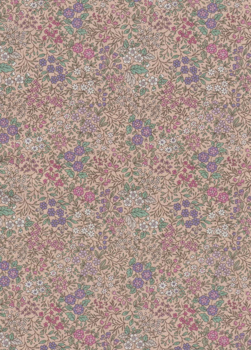 100% katoen Vintage garden pink