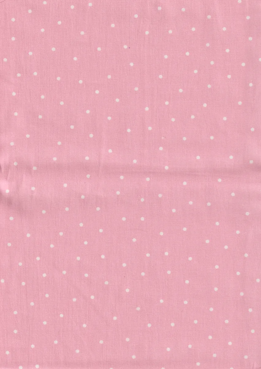 100% katoen Dots roze